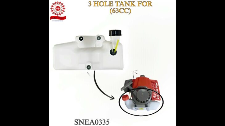 SNEA0335 63CC 3 Hole Tank Earth Auger – Heavy Duty Gas-Powered Post Hole Digger for Landscaping