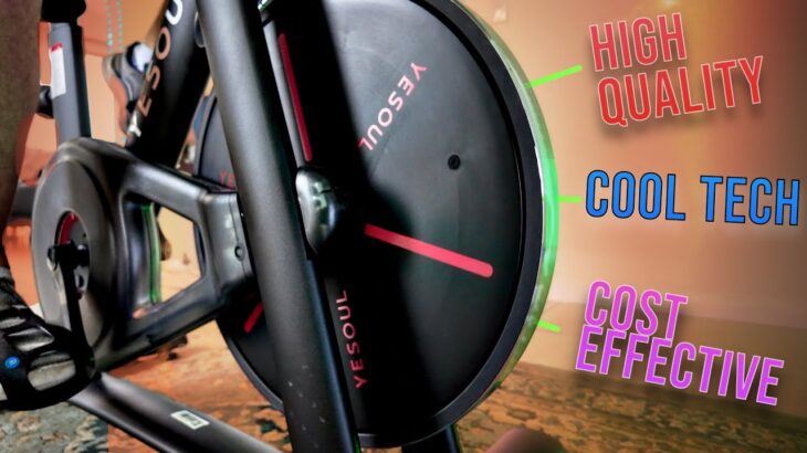 Yesoul High Quality low cost Spin Bike with BIG SCREEN & SPEAKER. Time to get in shape!