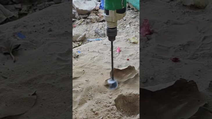 electric Drill make earth auger Machine, Easy made HOLE DIGGER multipurpose for farmers #powerdrill