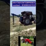 tractor post hole digger #youtubeshorts #ytshorts #shorts