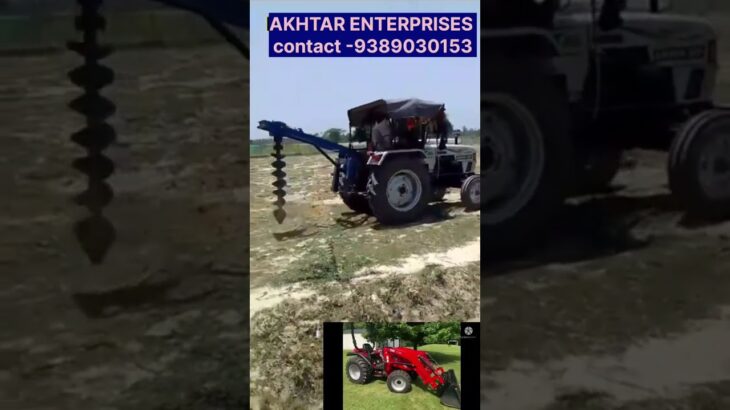 tractor post hole digger #youtubeshorts #ytshorts #shorts