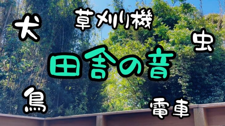 田舎の音 1.草刈り機  Countryside Sounds Vol.1: Grass Cutter”