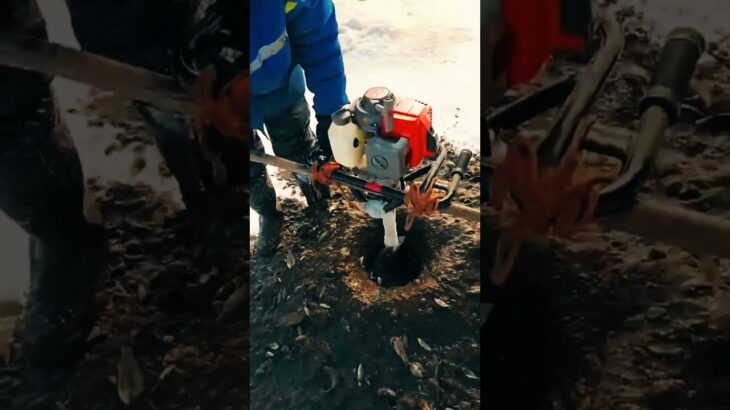 Drilling machine is the best choice when digging holes#machine #drill #drilling #shorts