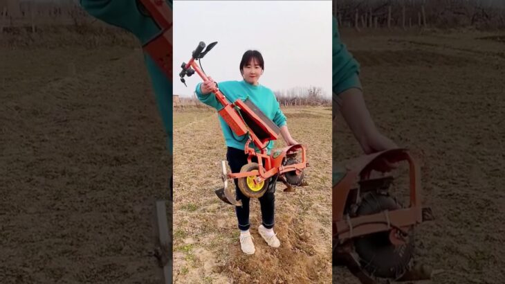 Electric weeding and trenching machine # Small single-person agricultural trenching tool