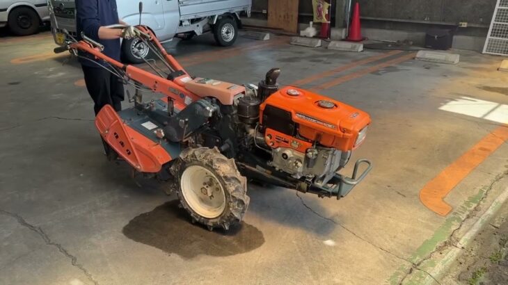 KUBOTA クボタ 耕運機【ダイナミックバランサディーゼル】 K7 E7　簡易動作確認動画【工具一番館東静岡店　買取/販売】