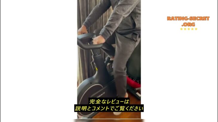 レビューフィットネスバイク MERACH（メリック） フィットネスバイク アプリ連動可能 トレーニングレッスンス 室内バイク 家庭用 静音 マグネット式 無段階負荷調節 スピンバイク 組立簡単 日本語