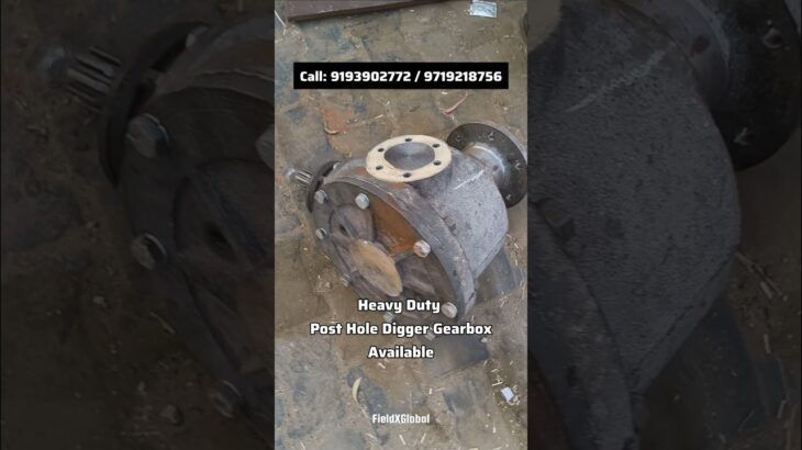 Post Hole Digger Gearbox Tractor Auger Machine Attachment #gearbox #gearboxrepairing #gearboxes