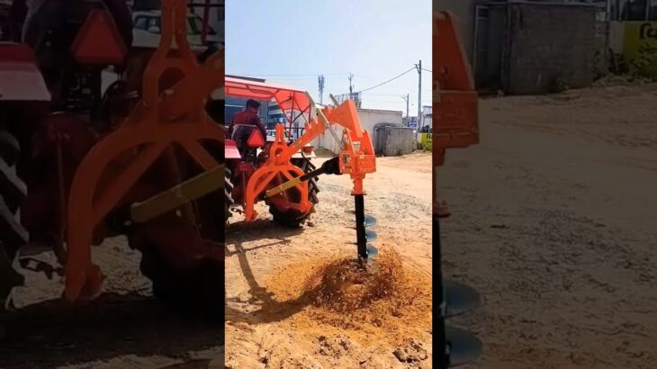 Post hole digger #shaktiman #plantation
