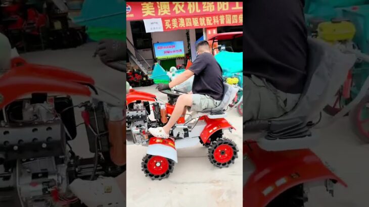Ride rotary tiller, rural areas, good stores in the same city