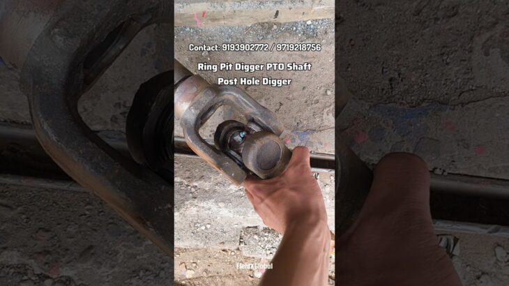 Ring Pit Digger PTO Shaft 9193902772 Tractor Attachment Post Hole Digger Machine #postholedigger