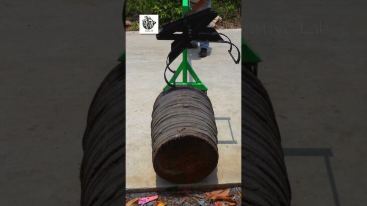 Smart DIY Logging Tool Make This Log Arch at Home #shorts #homemadetools #logarch #movinglogs #diy