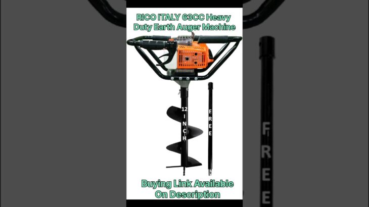 Testing the RICO Earth Auger | #shorts