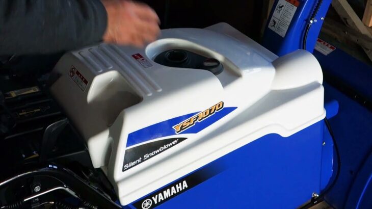 除雪機 YAMAHA YSF1070『バッテリー充電とオイル交換』2023/12/06