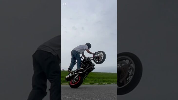 スタントバイク　より早いスピンサークルの練習　ZX6R #stuntriding #bikelife #kawasaki #zx6r #スタントバイク