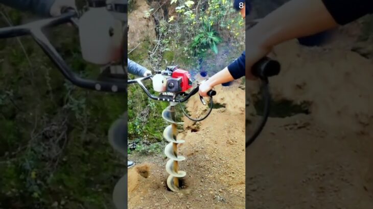 super canggih alat ini memudahkan untuk mengebor tanah dengan cepat #shorts