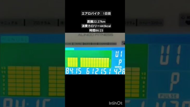 エアロバイク　＃ダイエット　＃エアロバイク　＃消費カロリー　＃健康