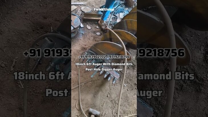 18inch Auger Drilling Set Tractor Attachment Machine – Post Hole Digger Machine #auger #machinery