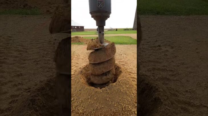 BEST Way to Dig a Clean Hole #shorts