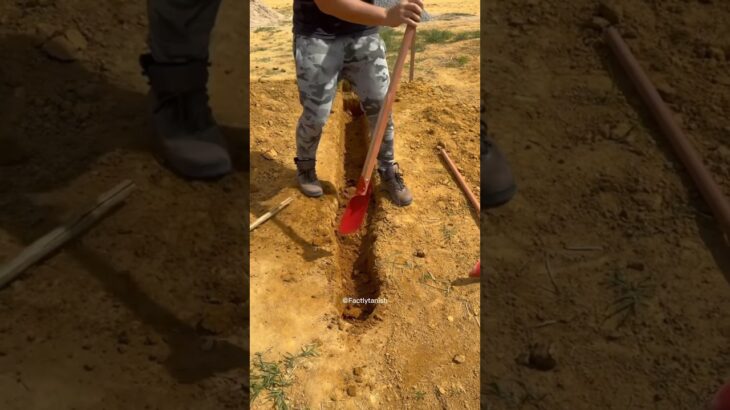 Earth Auger With spade | Manual Hand Earth Auger #shorts