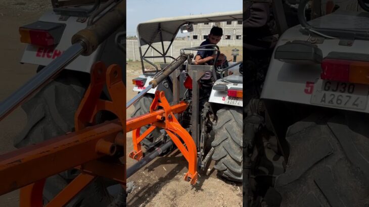Jack system three linkage mini digger #fabrication #diggermachine #digger #tractor #equipment