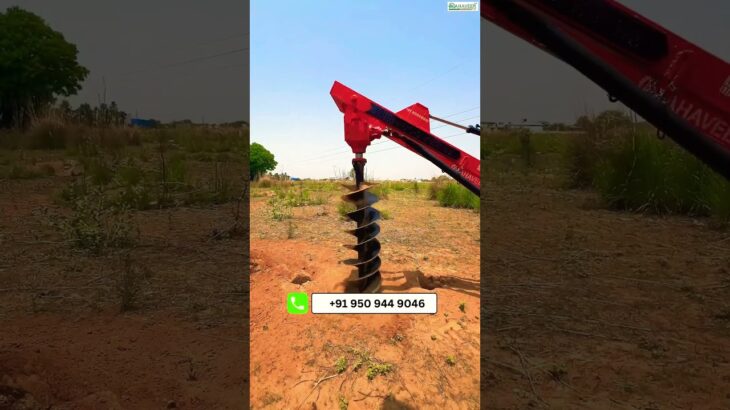 Post hole digger #ytshorts #shorts #viralvideo #farming #postholedigger