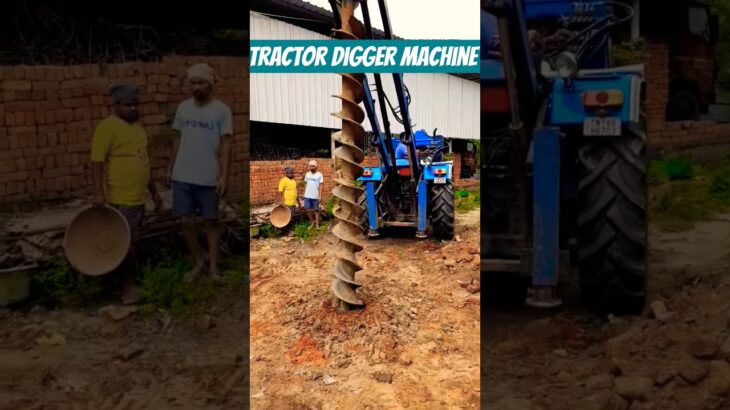 Tractor Earth Auger | Post Hole Digger | Pit Digging Machine | #digger #earthauger #diggers #digging