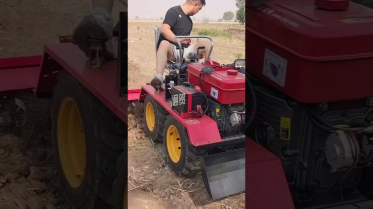 farming machines converted the field #weeder #xcavator #shortvideo #weedermachine #weedermachine