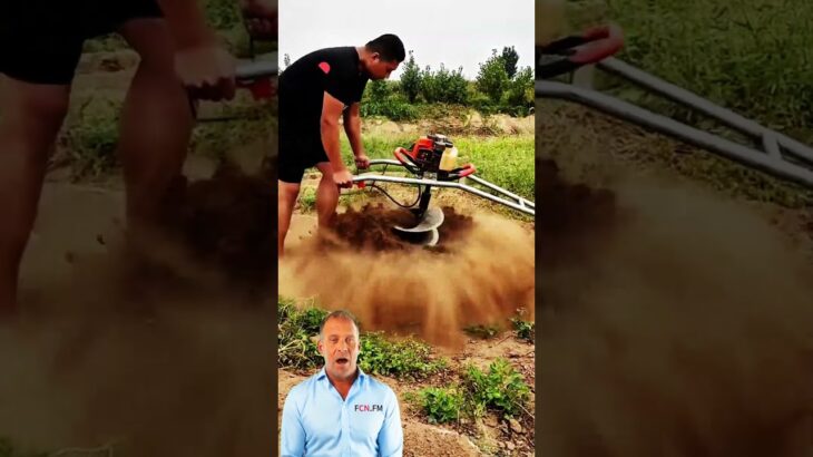 #fcnfm How to Use a Ground Drill Earth Auger for Maximum Efficiency