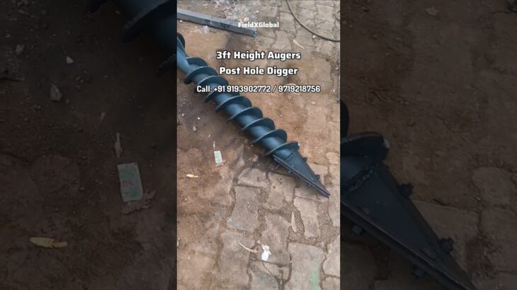 3ft All Size Auger Available Post Hole Digger Machine #auger #yt #digger #diggermachine #tractor