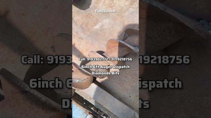 6inch 6ft Auger Drilling Digger #auger #earthauger #augermachine #diggerattachments #augertorque