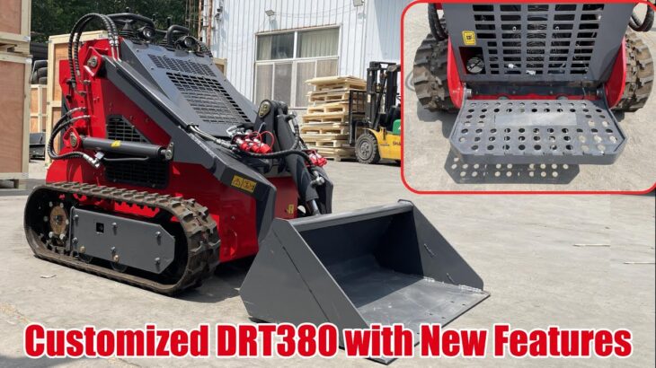 Customized DRT380 Mini Skid Steer Loader with New Features