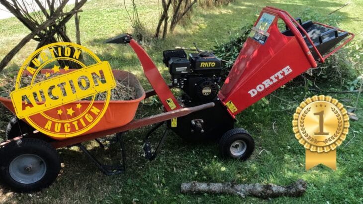 Dorite 7hp 4″ Capacity Wood Chipper From The Auction
