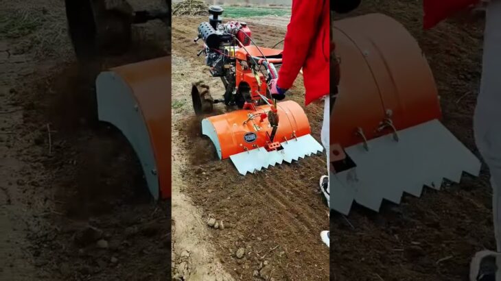 Four-wheel drive cultivator #rotary cultivator #cultivator #Trench opener#Rilling machine