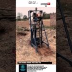 Large Power Driven Post Hole Digger for Farming
