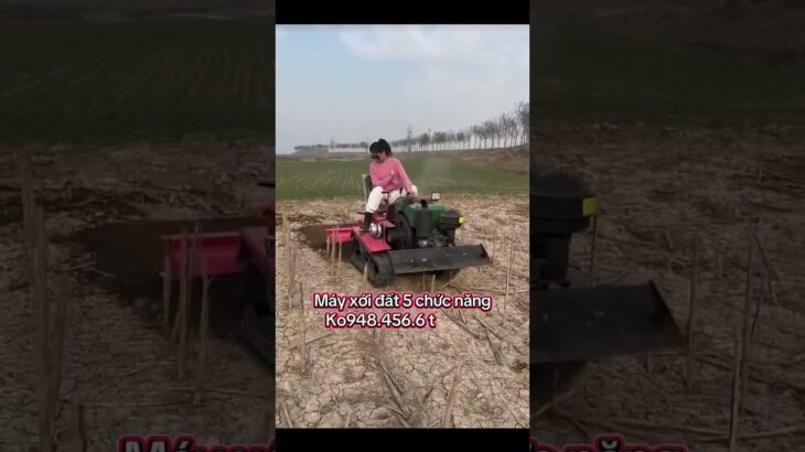 Máy cày xới đất bánh xích 25hp-35hp, l/hệ zlo 0948.456.680 #music #automobile #xcavator #shortvideo