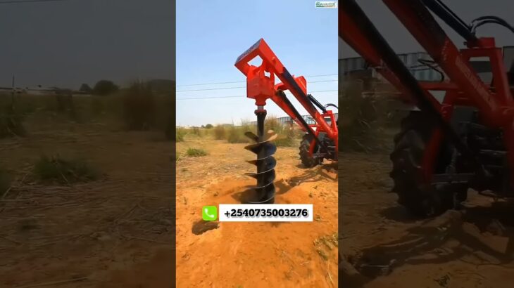 Pole Hole Digger #agricultura #agriculturaregenerativa #machinery #machine