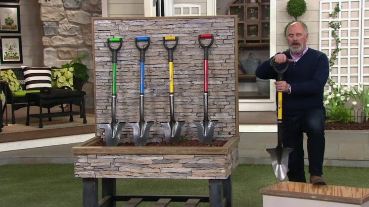 Spear Head Gardening Spade & Shovel with Reinforced Cushion Handle on QVC