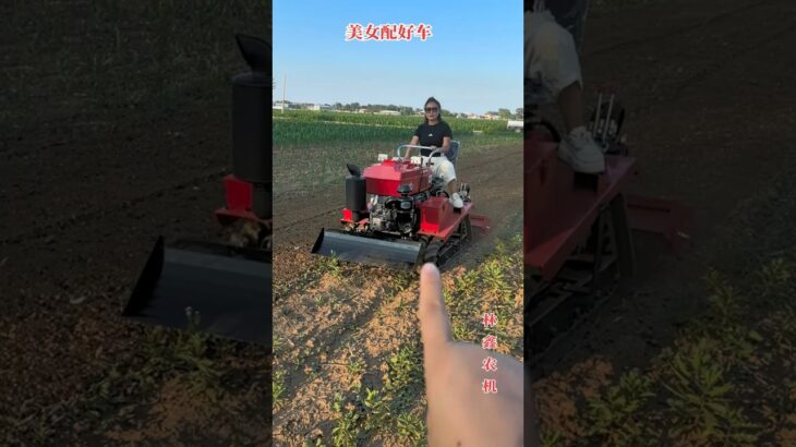 #Top model 40 horsepower #Multi-function rotary tiller #MountainOrchard greenhouse rotary tiller