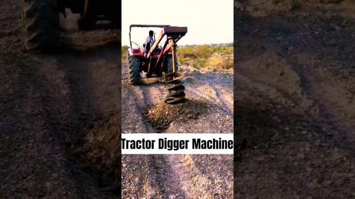 Tractor Earth Auger | Post Hole Digger | Soil Digger | Piling Machine| #earthauger #digger #auger