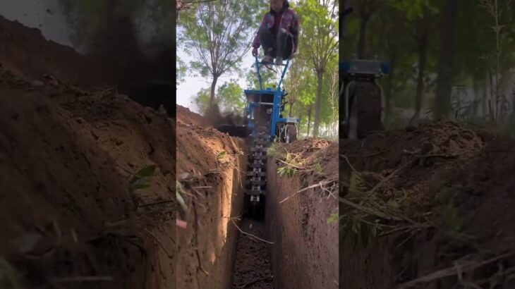 new small and higher power digging machine for plants#trending #farming #machine #shorts #trector