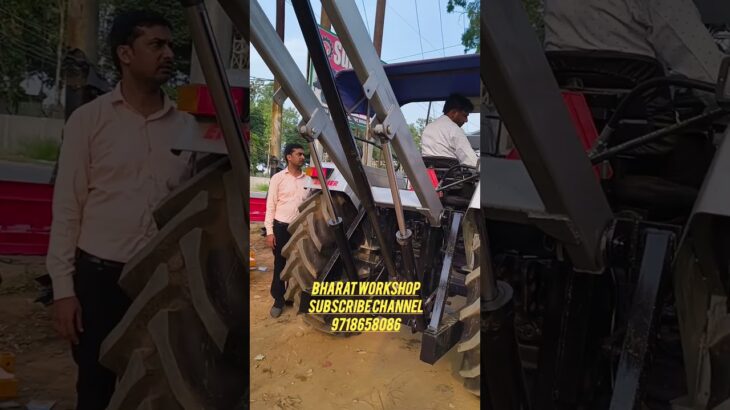 pole erection machine hydraulic post hole digger capacity 1.5 ton bharat workshop subscribe channel