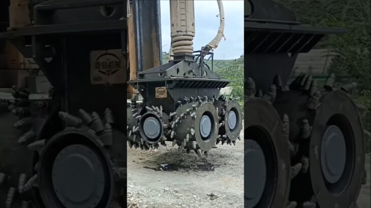 Amazing Rectangular Hole Digger Machine – Perfect Pits in Minutes! 🚜🔲 #shorts