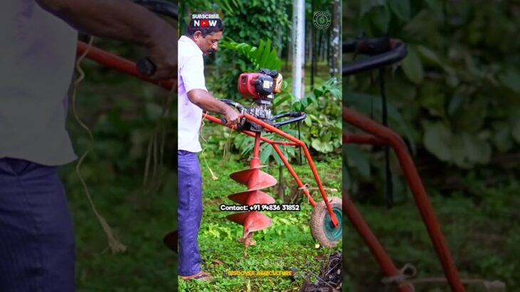 Amazing Trolley Earth Auger Machine