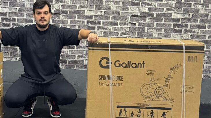 Bicicleta Ergométrica Gallant Smart SpinningAté 150Kg Magnética