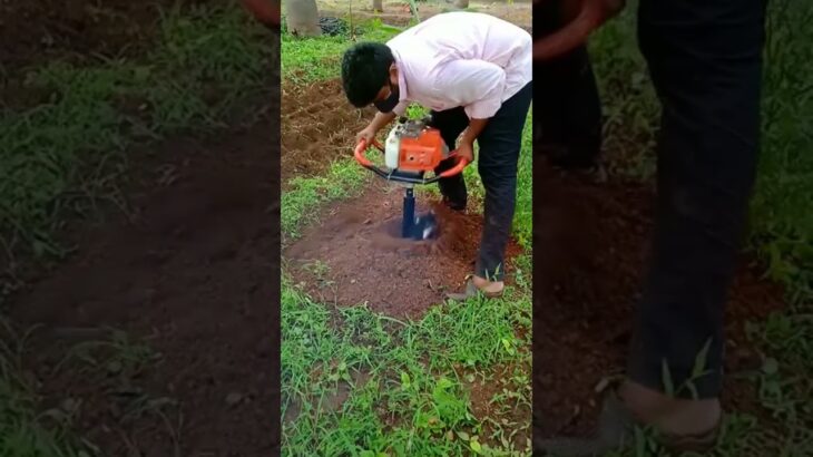 Earth Agar, trolley type agar, agriculture hole digger, 9600553834