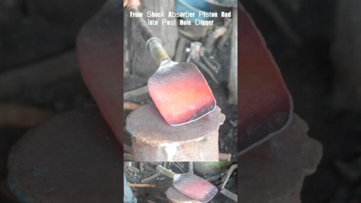Forging A Post Hole Digger #amazingkkdaily #howto #diy
