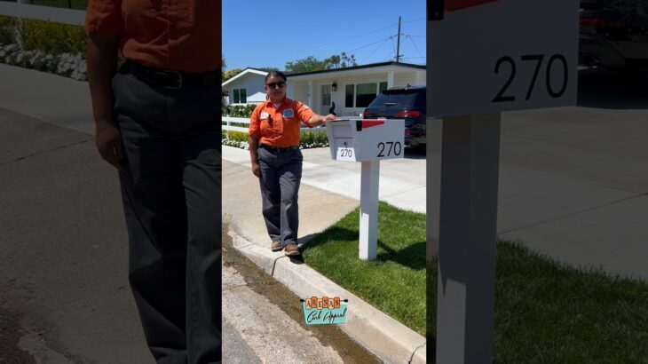 Our mailbox was hit by a truck! *Removal #curbpainting #diy #mailbox #mailboxpost #arenascurbappeal