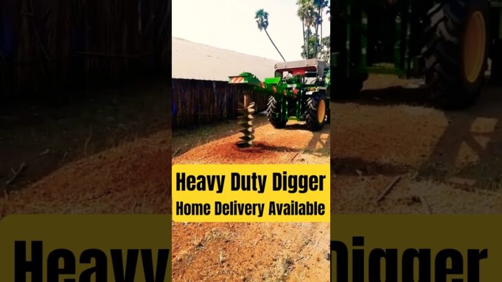Tractor Drilling Machine | #digger #farming #trending #earthauger #agriculture #digging #drilling