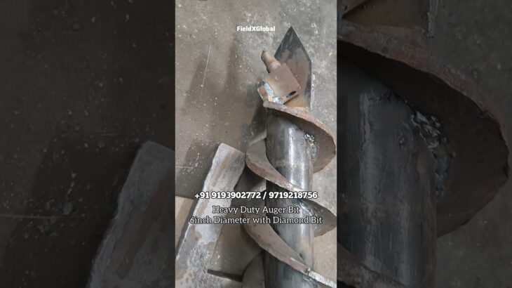 6inch Heavy Duty | Auger Machine Drill Bit | Diamond Bullet Bits #drillbits #digger #gardeningtools
