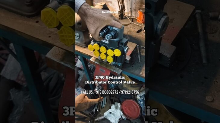 Hydraulic Control Valve for Pole Erection Machine Post Hole Digger #distributor #controlvalve #viral